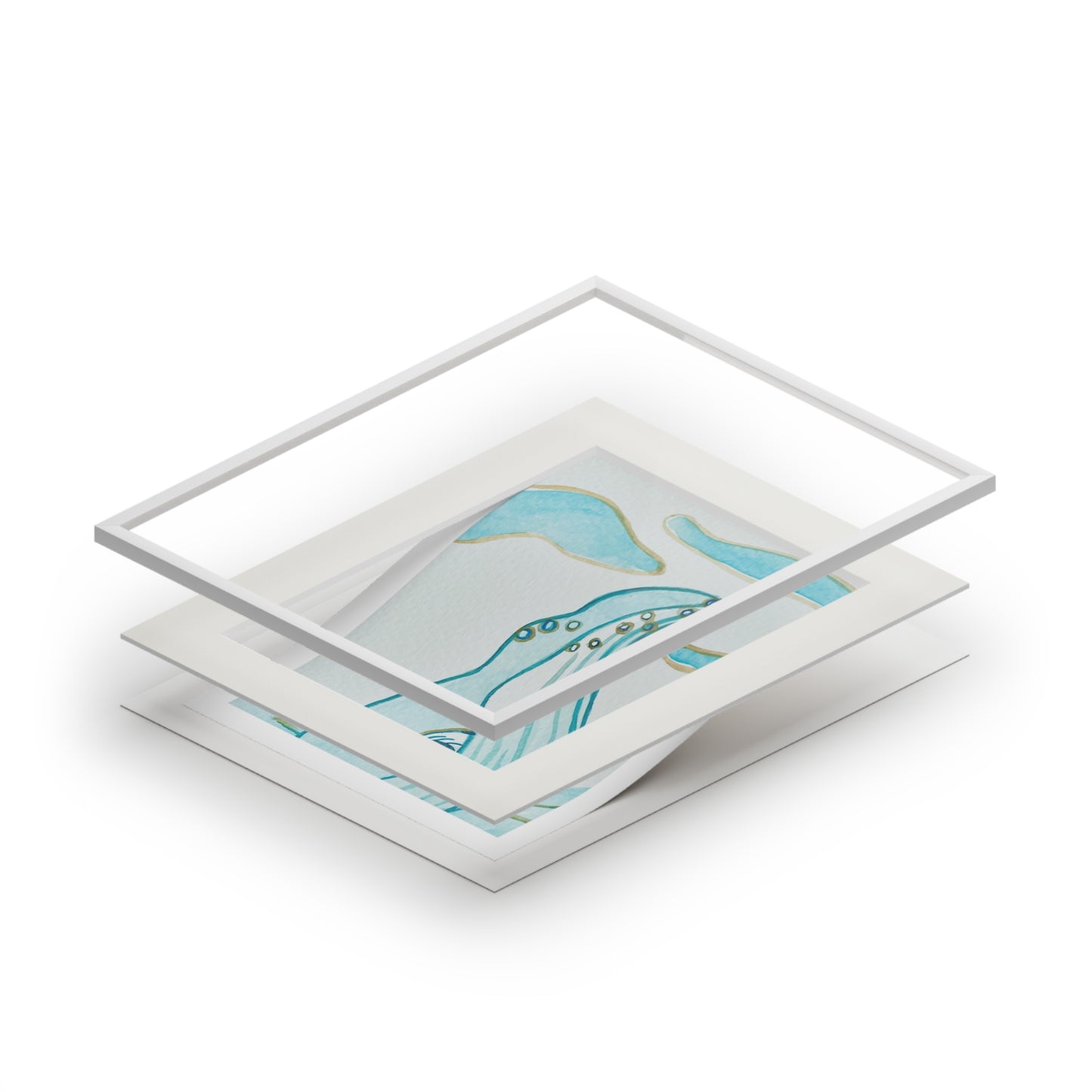Dreamy Whale 11x14" Giclee Prints