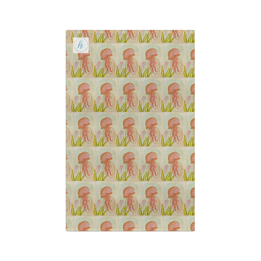 Pink Jellies Soft Tea Towel