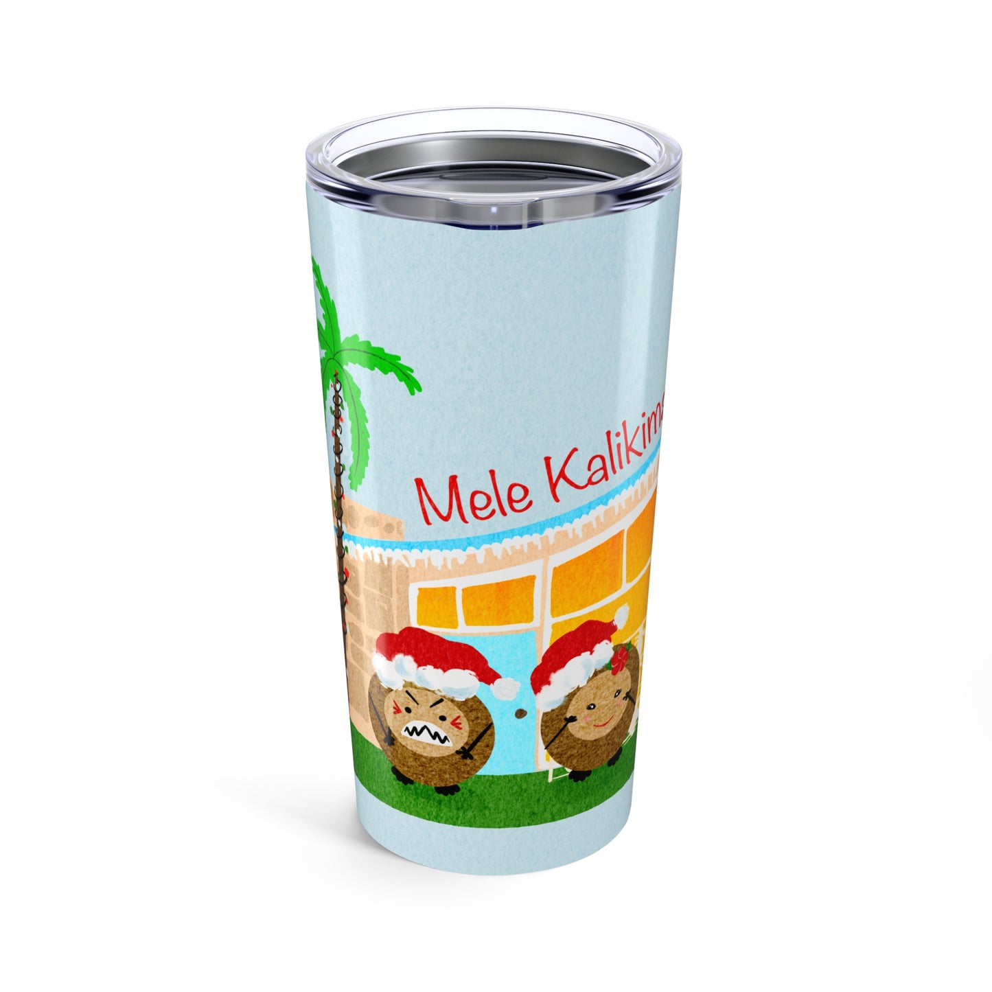 Coconut Family Christmas (boy) Tumbler 20oz