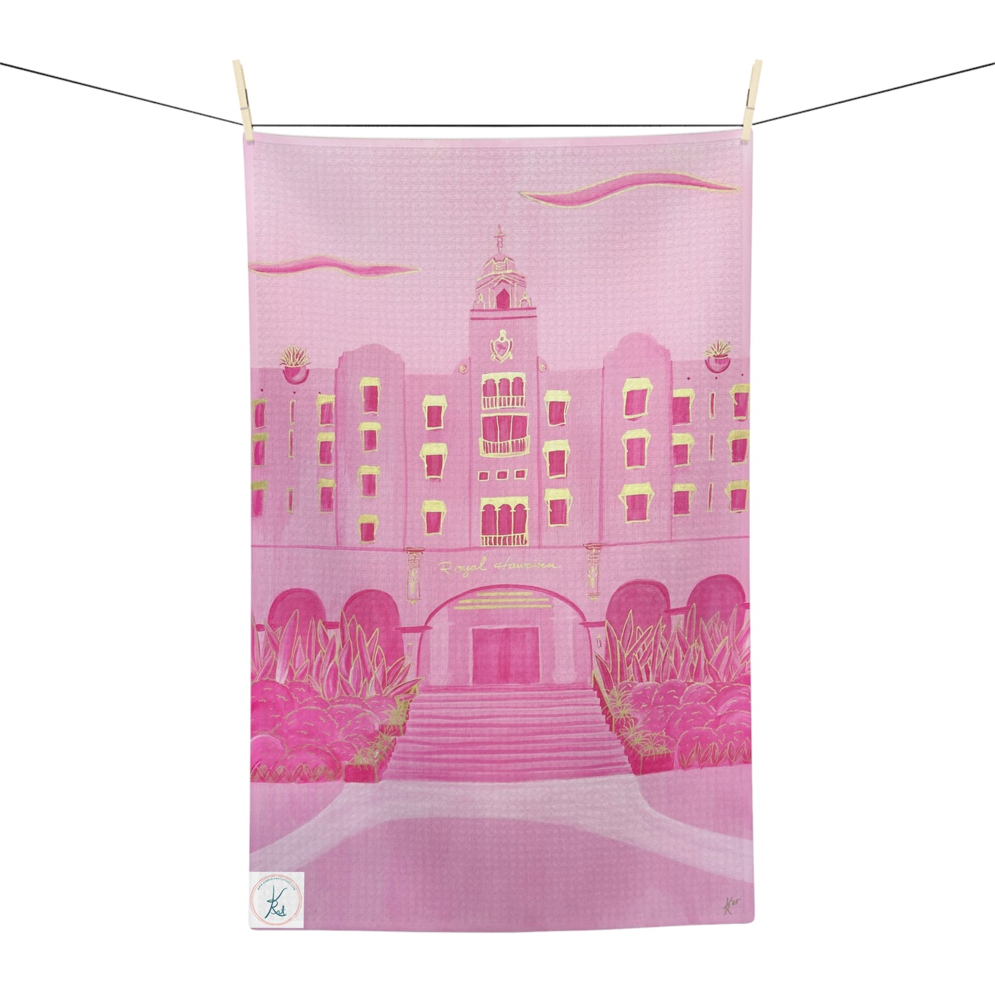 The Royal Hawaiian Hotel, Soft Tea Towel