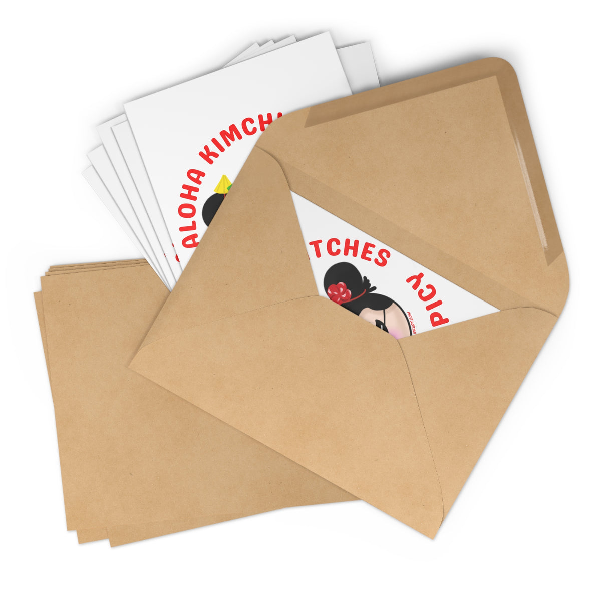 SPICY Aloha Kimchi B****** Post Cards (7 pc.)