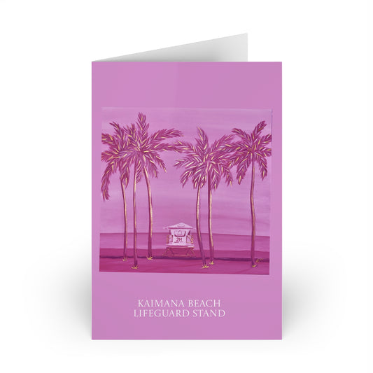 Kaimana Beach Note Cards (1 or 10-pcs)