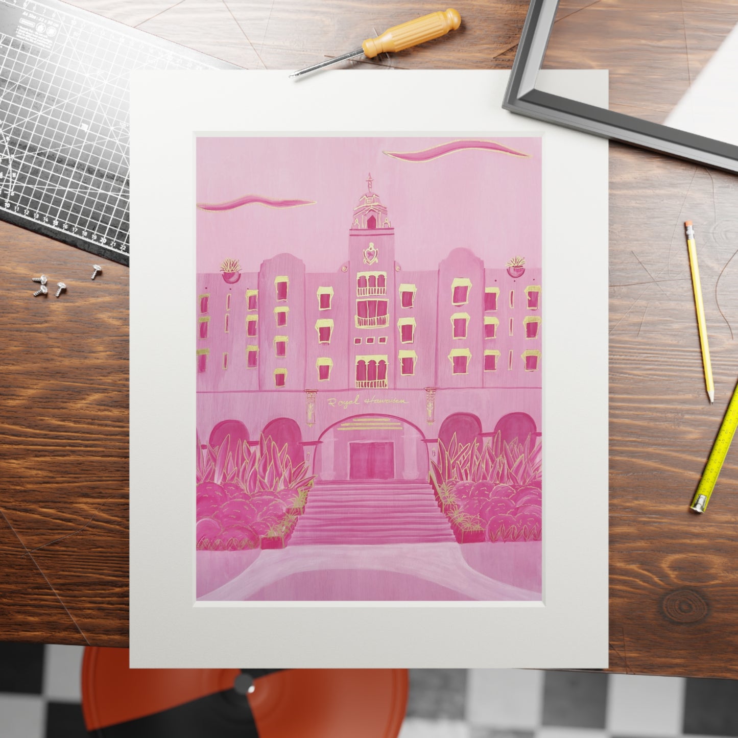 The Royal Hawaiian Hotel print