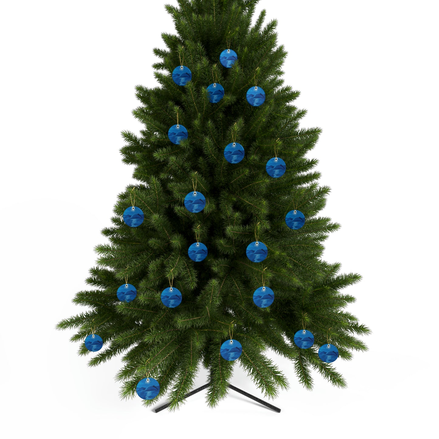 Blue Kauai Ceramic Ornaments (1pcs, 5pcs, 10pcs, 20pcs)