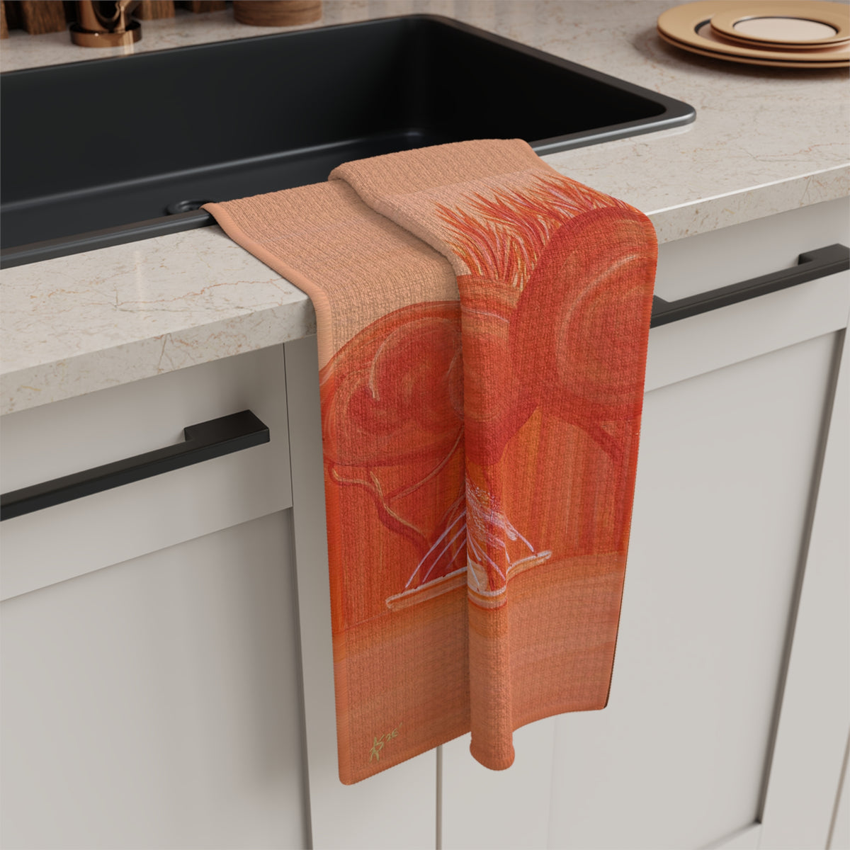 Louis Dillingham Memorial Fountain, Soft Tea Towel