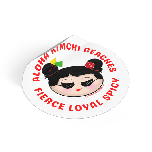 Aloha Kimchi Beaches Vinyl Sticker!!