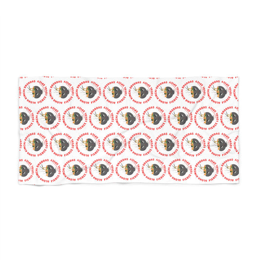 Aloha Kimchi Braddahs Beach Towel