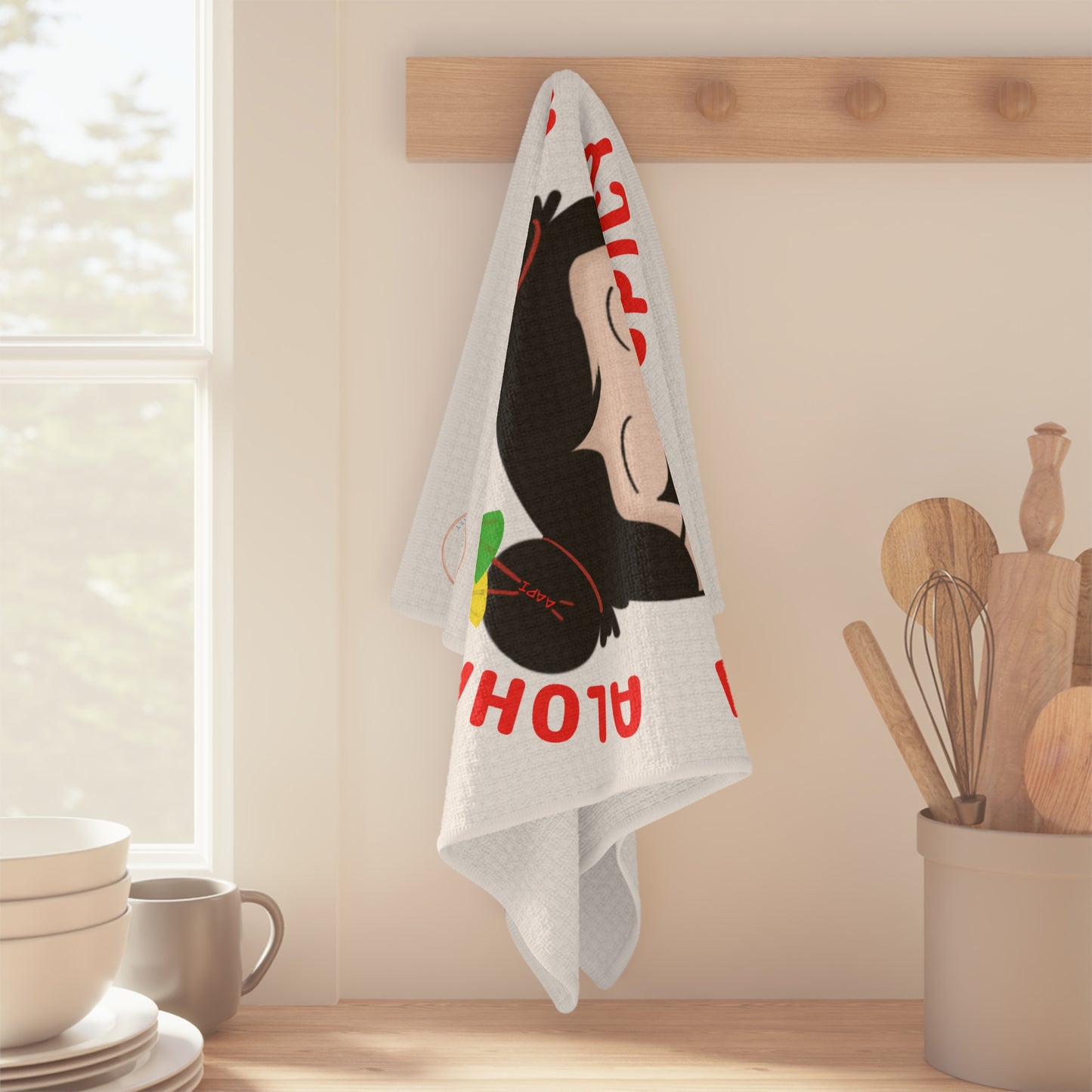 Aloha Kimchi Beaches Soft Tea Towel