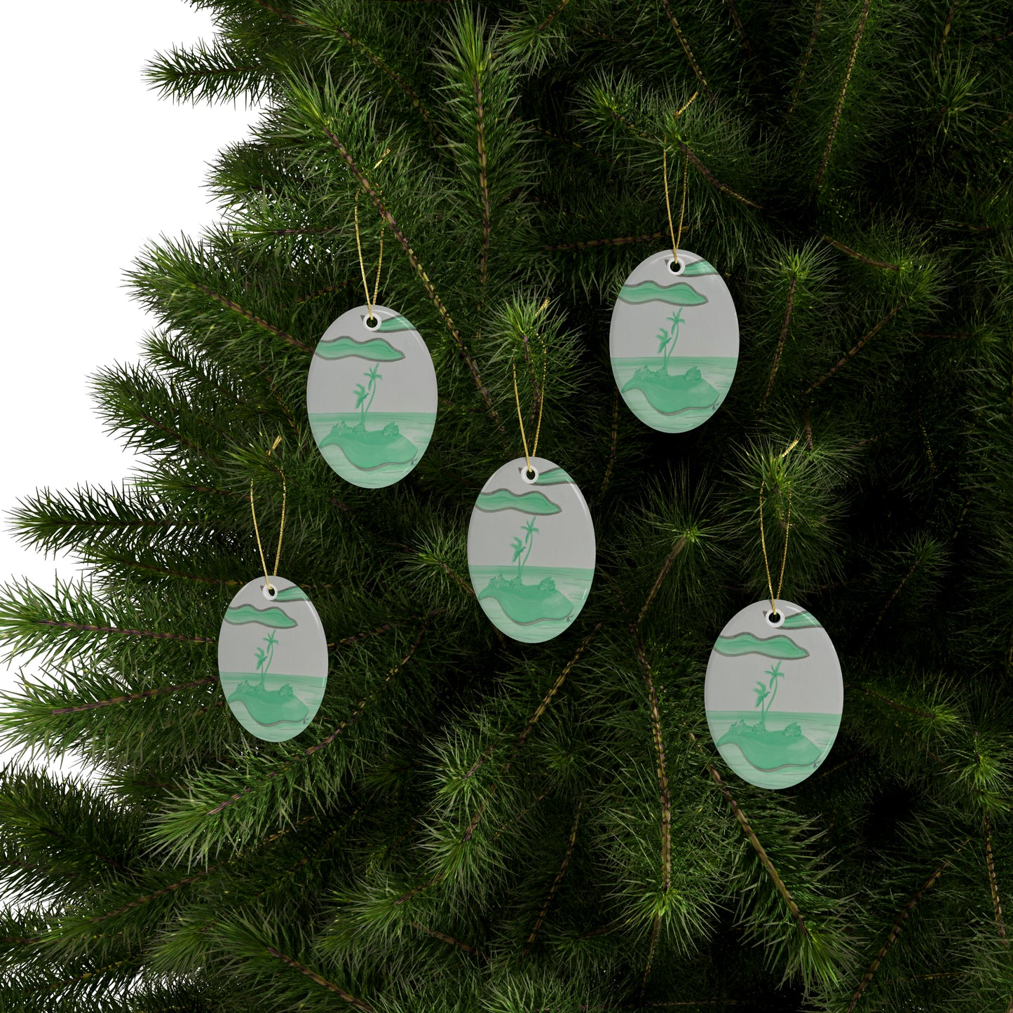 Kahala Ceramic Ornaments (1pcs, 5pcs, 10pcs, 20pcs)