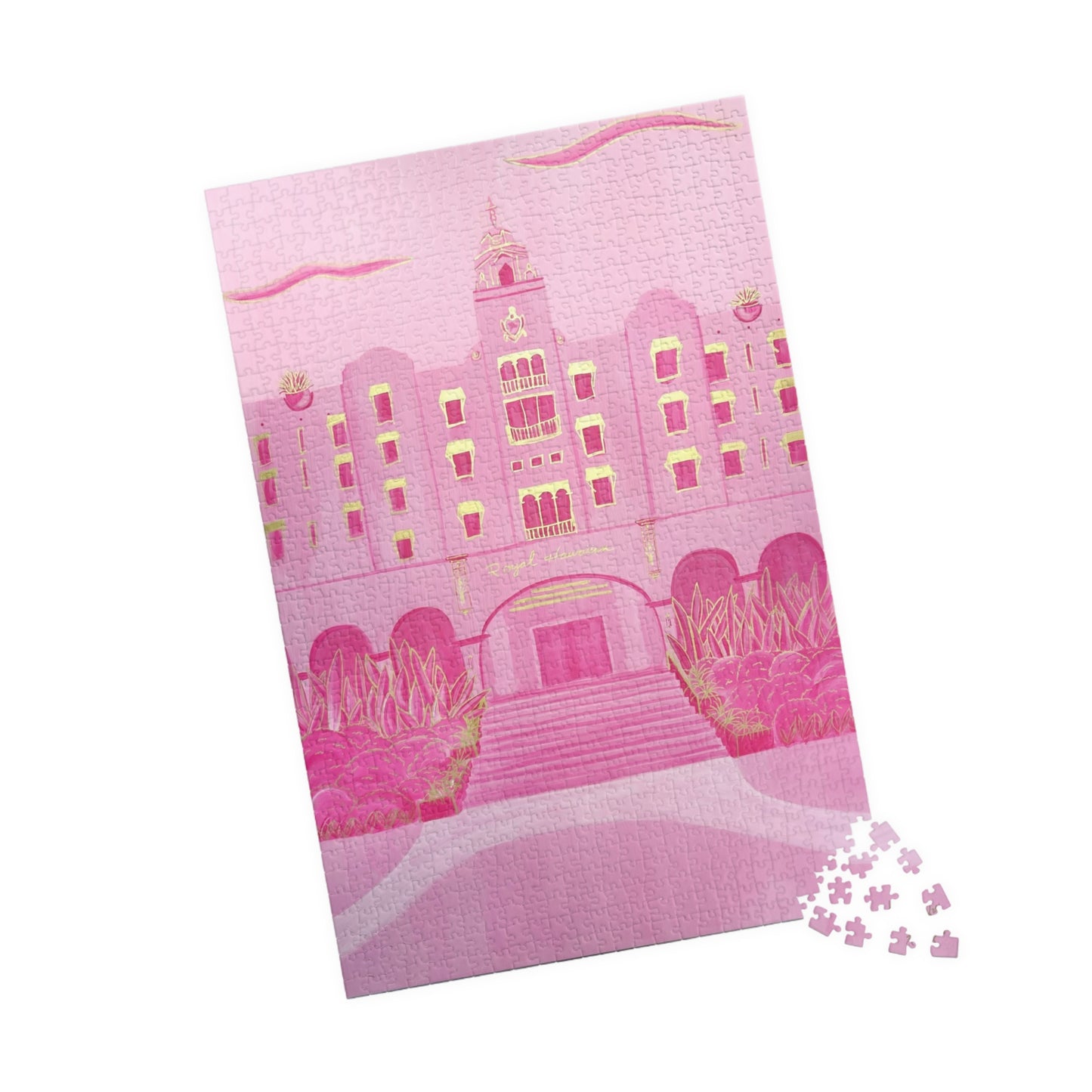 Royal Hawaiian Resort 1014-Piece Jigsaw Puzzle — Pink Palace Keepsake