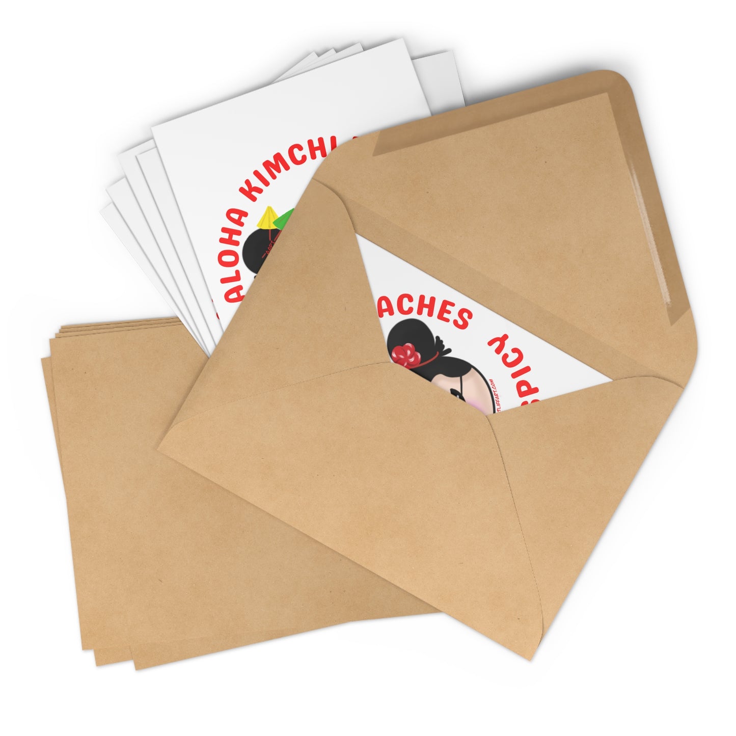 Aloha Kimchi Beaches Post Cards (7 pc.)