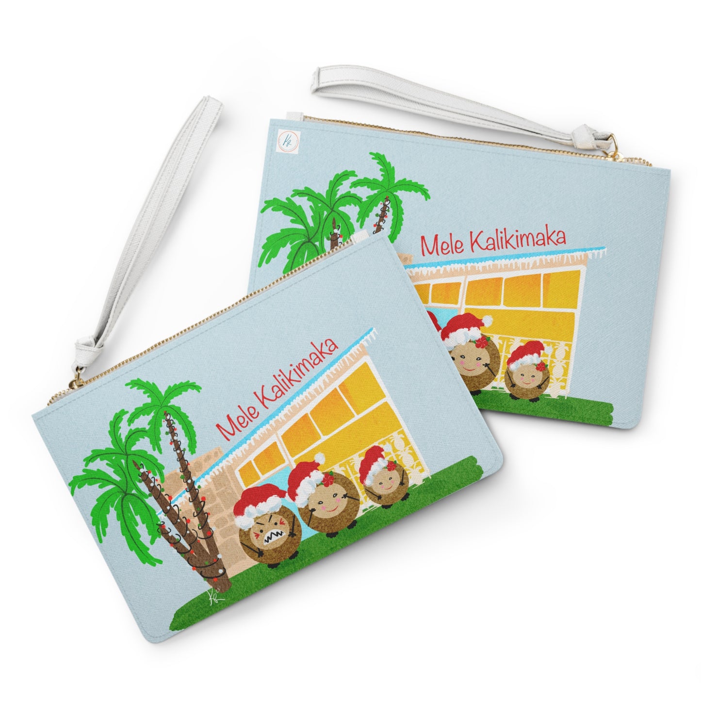 Coconut Family Christmas clutch