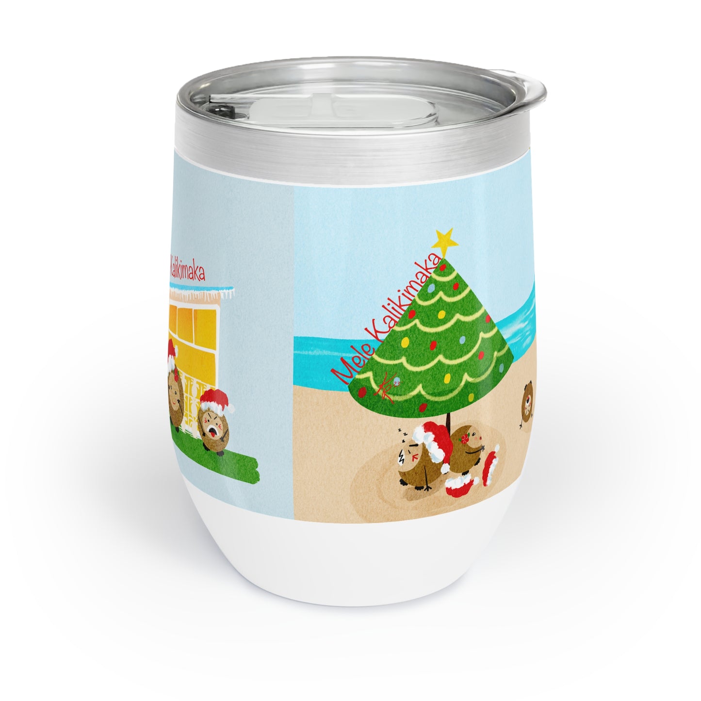 Coconut Family Christmas (Wine/Hotcoco) Tumbler