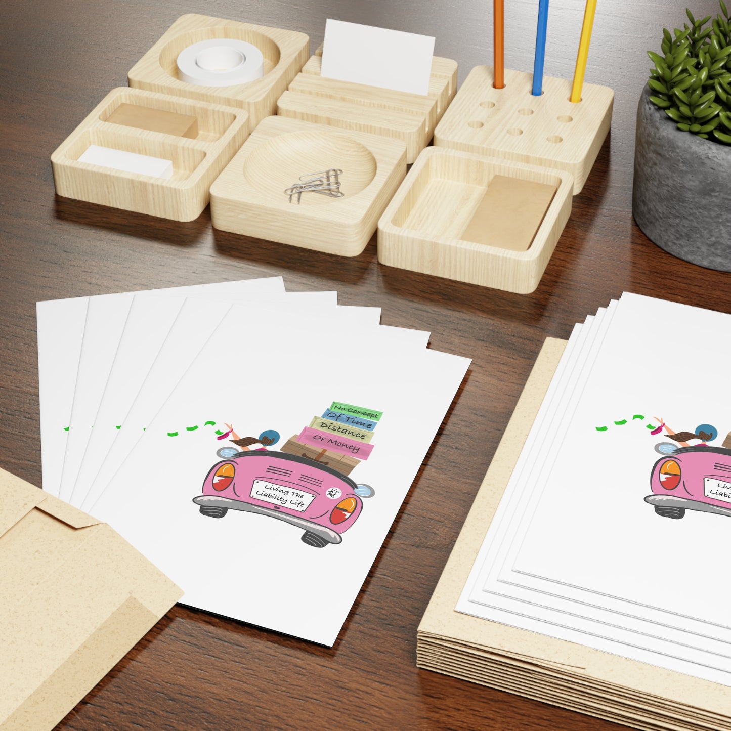 Living the Liability Life Note Cards (1 or 10-pcs)