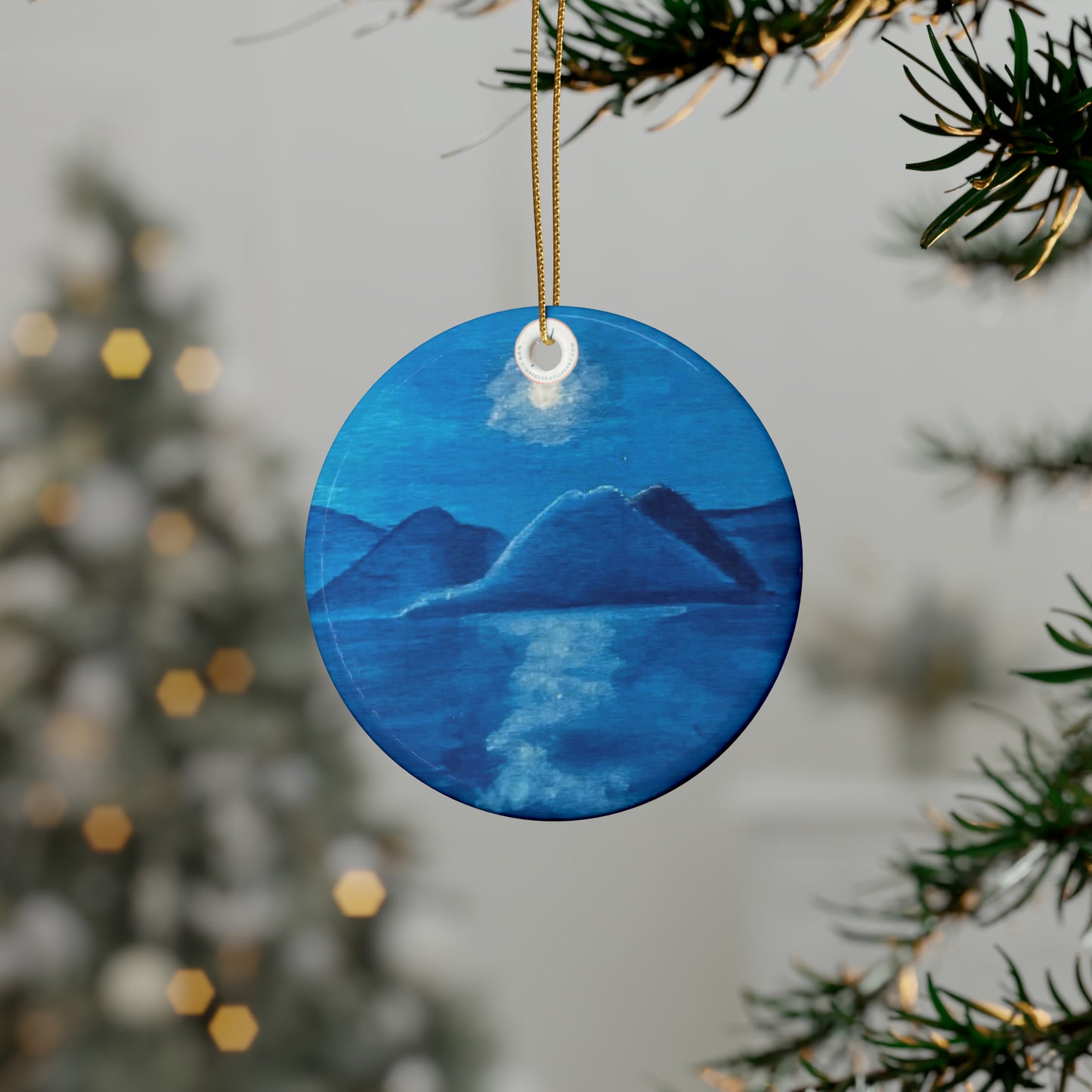 Blue Kauai Ceramic Ornaments (1pcs, 5pcs, 10pcs, 20pcs)