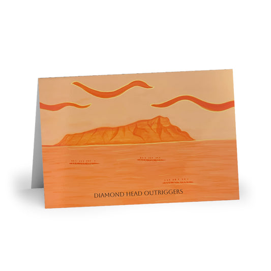 Diamond Head Outriggers Blank Note Cards (1-10 count)