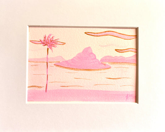 Mokoli'i (Chinaman's Hat) 8x10"
