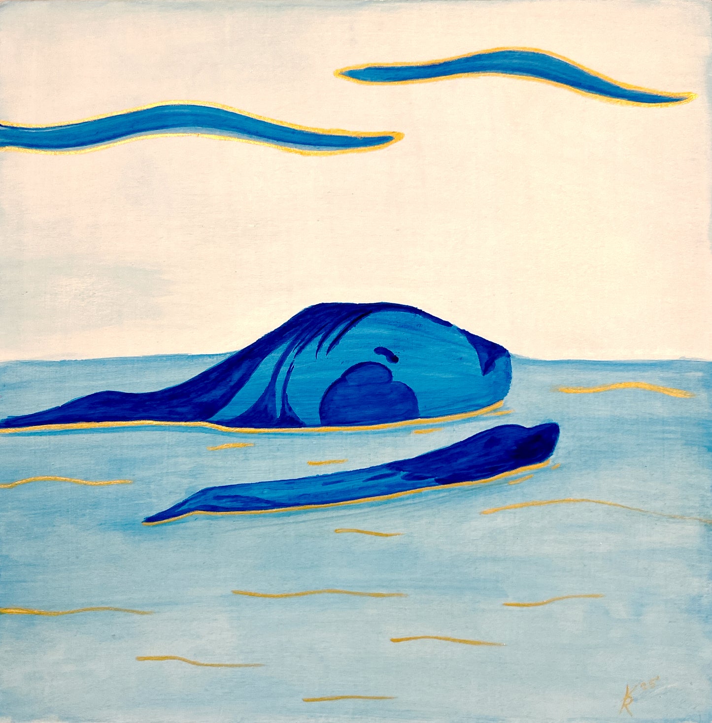 Rabbit Head Island 12x12"
