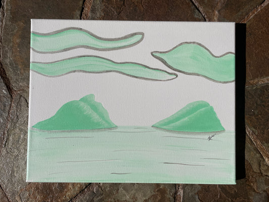 Mokes, Oahu 11x14x.5