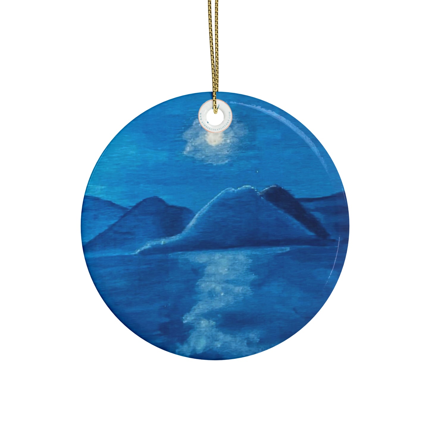 Blue Kauai Ceramic Ornaments (1pcs, 5pcs, 10pcs, 20pcs)