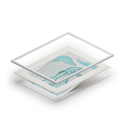 Dreamy Whale 11x14" Giclee Prints