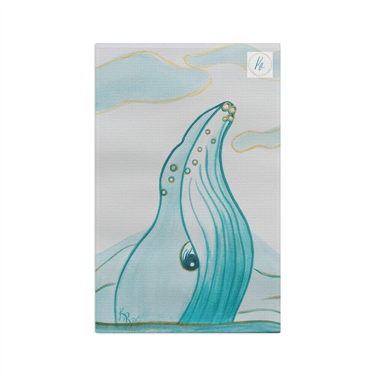 Dreamy Whale Soft Tea Towel