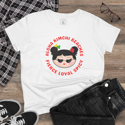 Aloha Kimchi Beaches, Women’s Asian Pride T-shirt