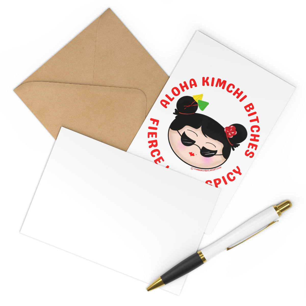 SPICY Aloha Kimchi B****** Post Cards (7 pc.)