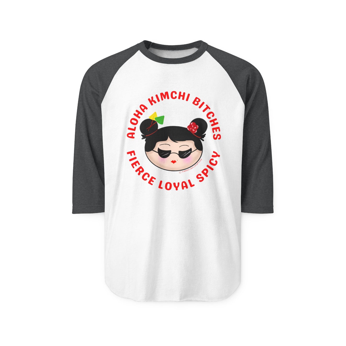 ** Aloha Kimchi Bitches Raglan Shirt