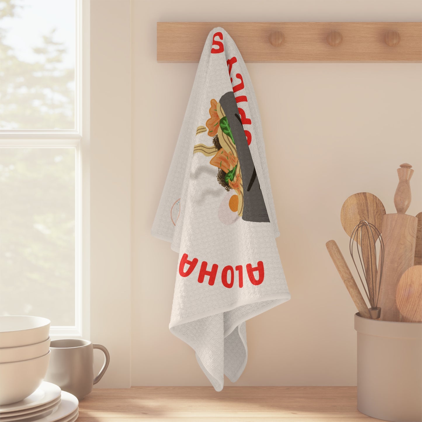 Aloha Kimchi Braddas Soft Tea Towel