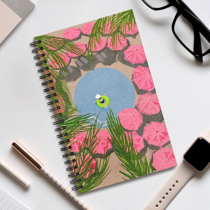 The Royal Hawaiian Pool, Spiral Notebook/Journal