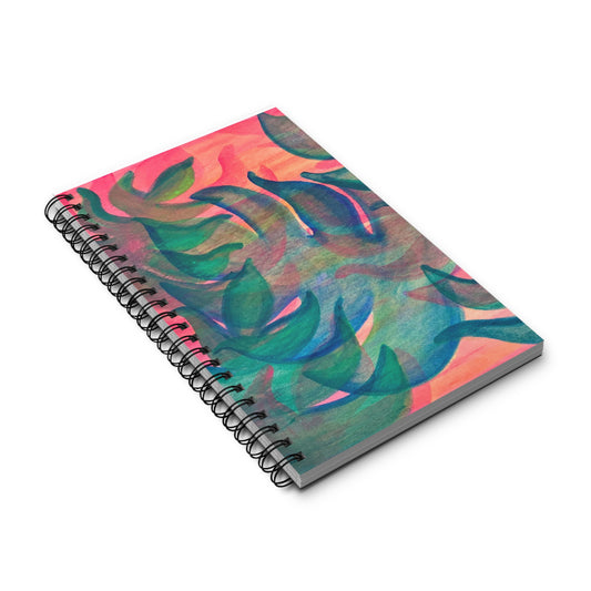 Summer Leaves Spiral Notebook/Journal