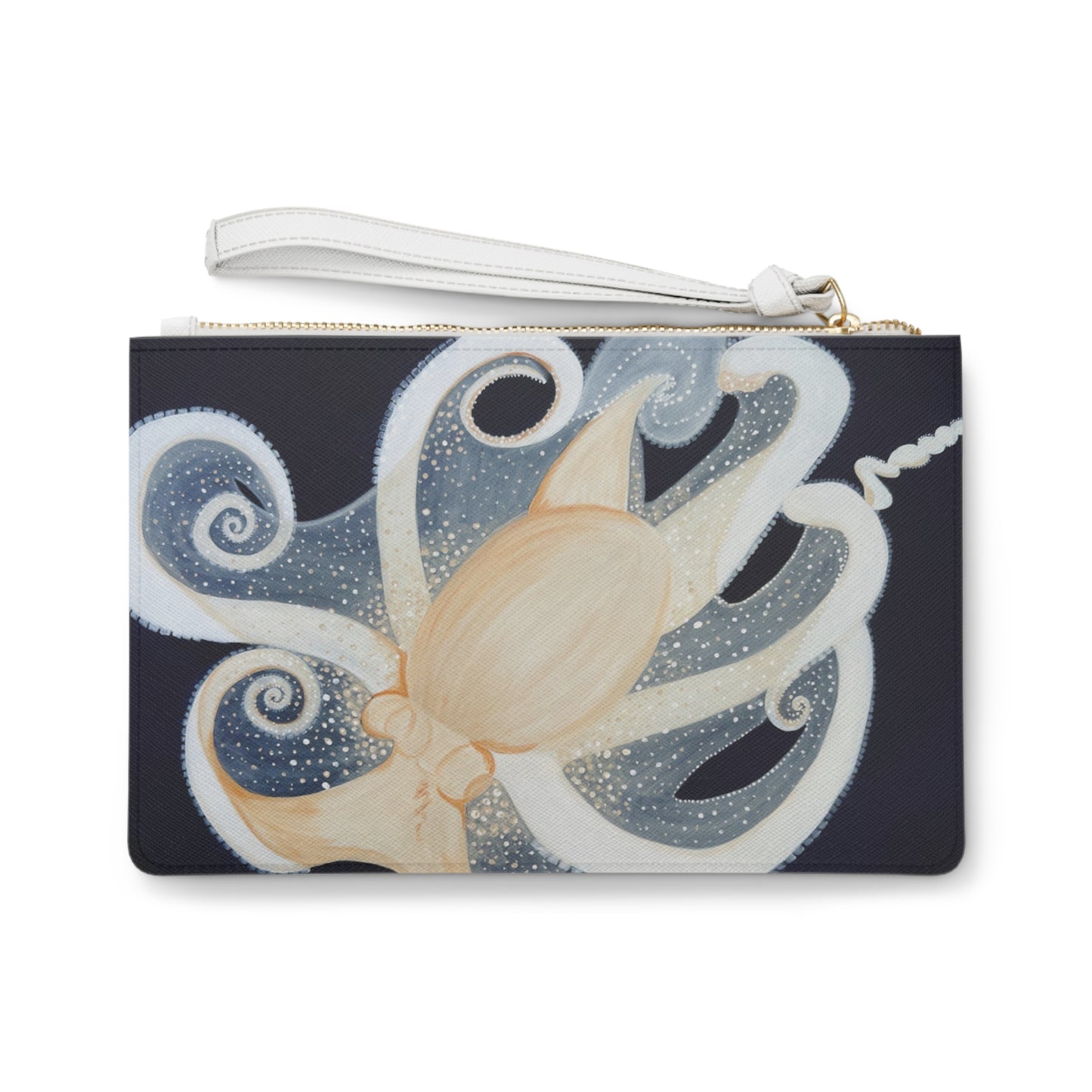 Octopus Portrait Clutch Bag