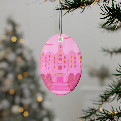 Royal Hawaiian Hotel Ceramic Ornaments (1pcs, 5pcs, 10pcs)