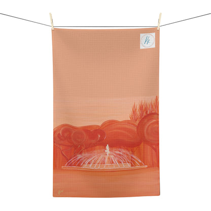 Louis Dillingham Memorial Fountain, Soft Tea Towel
