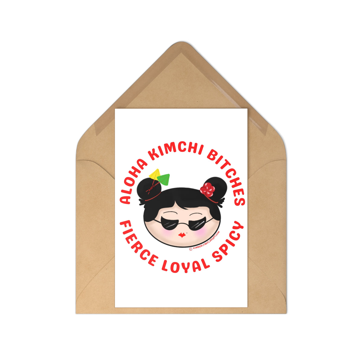 SPICY Aloha Kimchi B****** Post Cards (7 pc.)