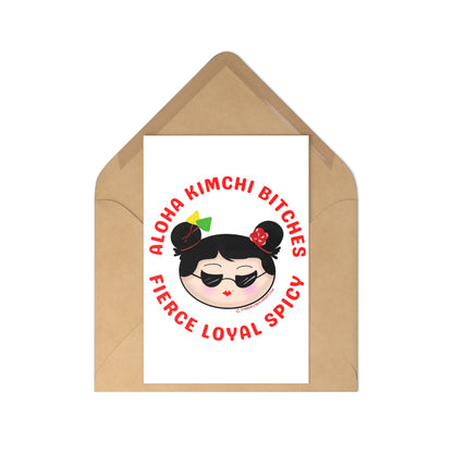 SPICY Aloha Kimchi B****** Post Cards (7 pc.)