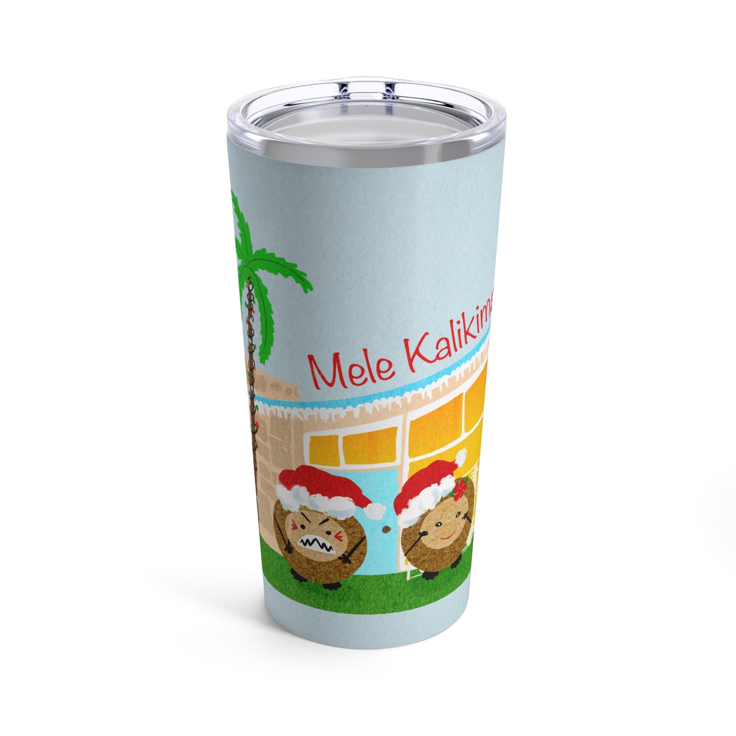 Coconut Family Christmas (boy) Tumbler 20oz