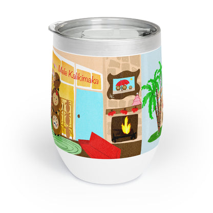 Coconut Family Christmas (Wine/Hotcoco) Tumbler