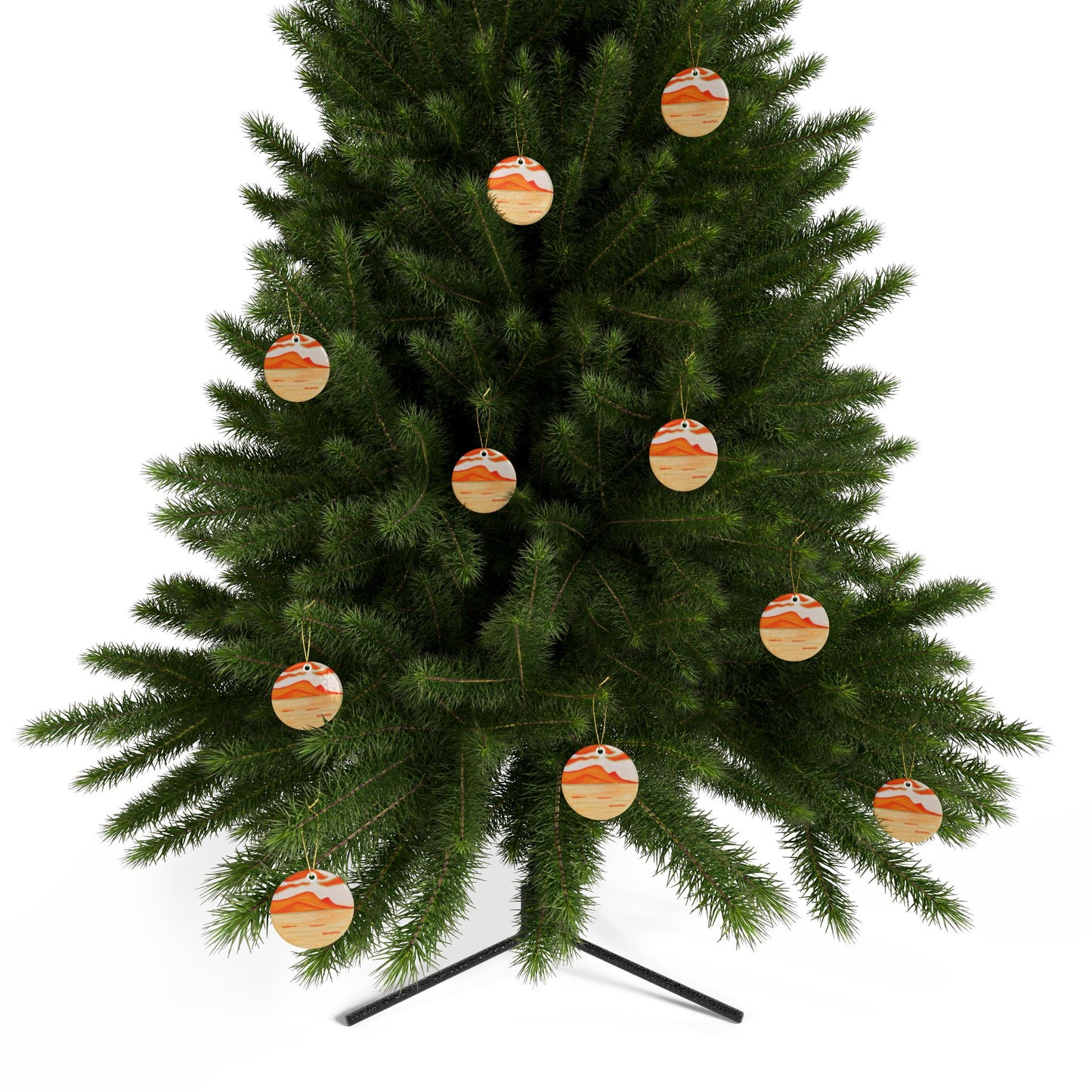 Diamond Head Outriggers Ceramic Ornaments (1pcs, 5pcs, 10pcs)