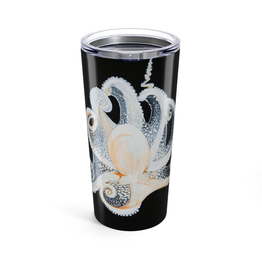 White Octopus Tumbler 20oz