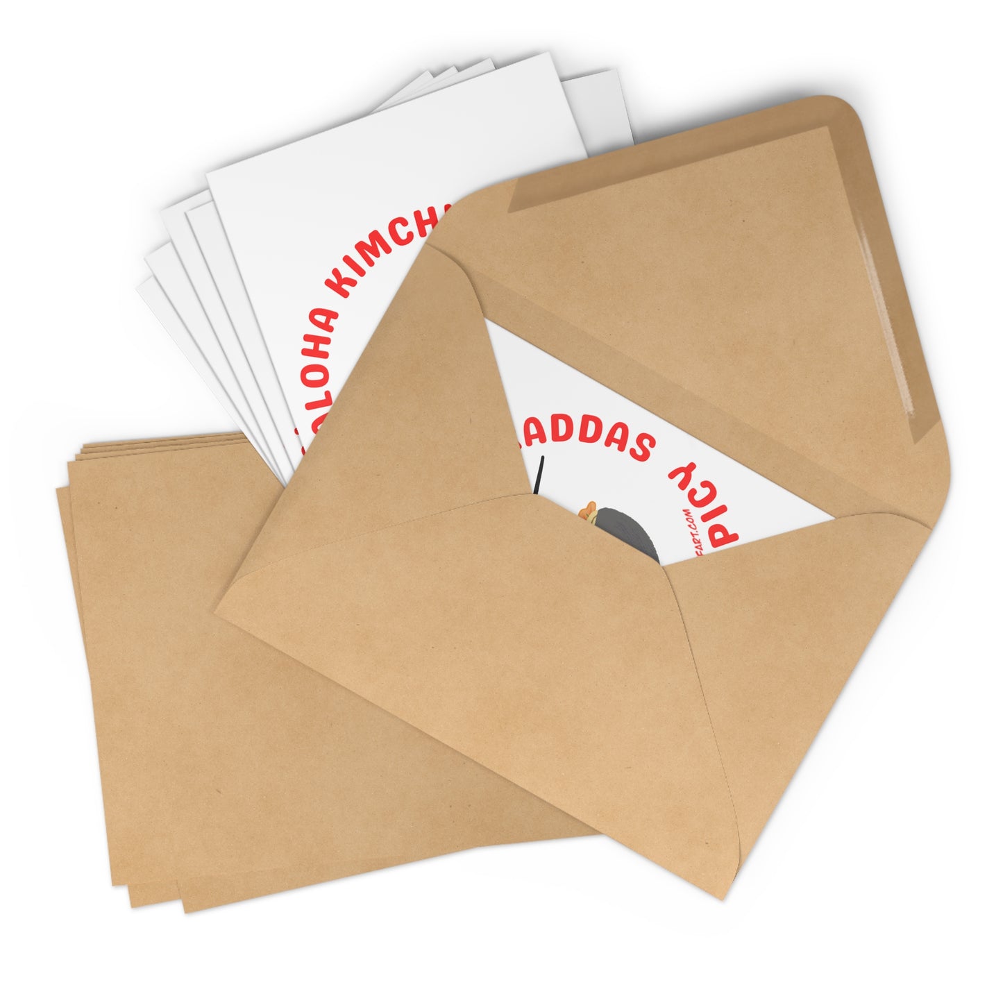 (7 pcs) Aloha Kimchi Braddas Post Cards