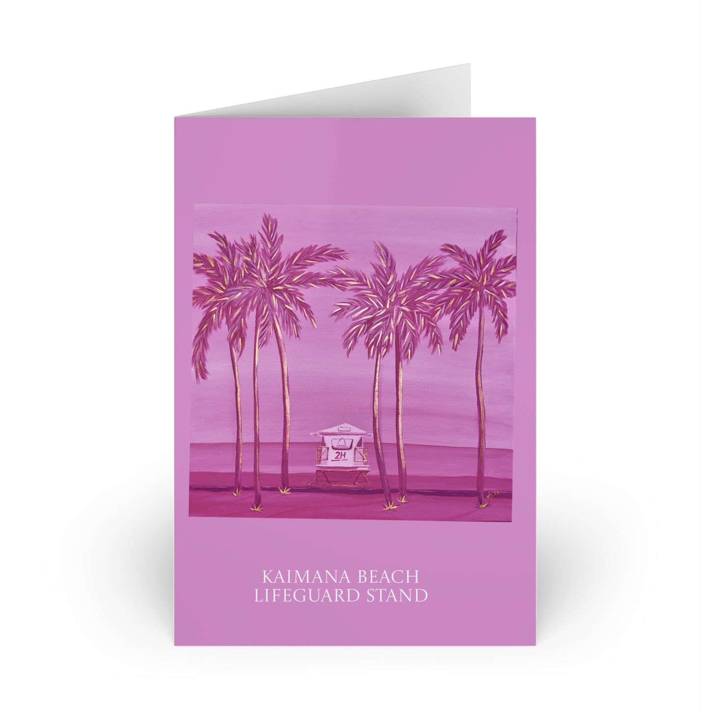 Kaimana Beach Note Cards (1 or 10-pcs)
