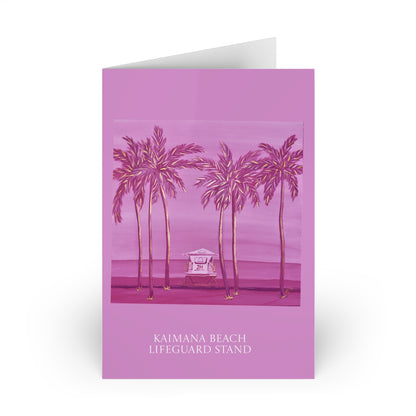 Kaimana Beach Note Cards (1 or 10-pcs)