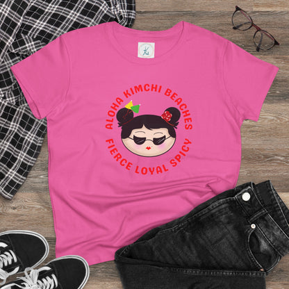 Aloha Kimchi Beaches, Women’s Asian Pride T-shirt