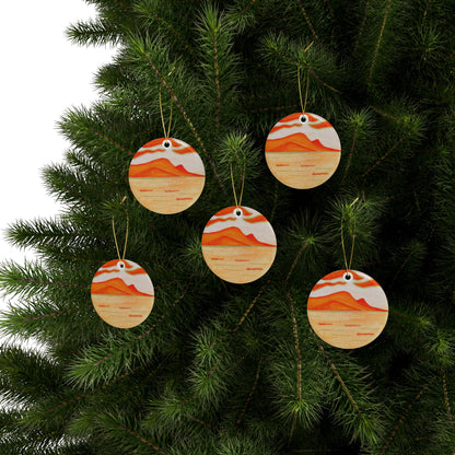 Diamond Head Outriggers Ceramic Ornaments (1pcs, 5pcs, 10pcs)