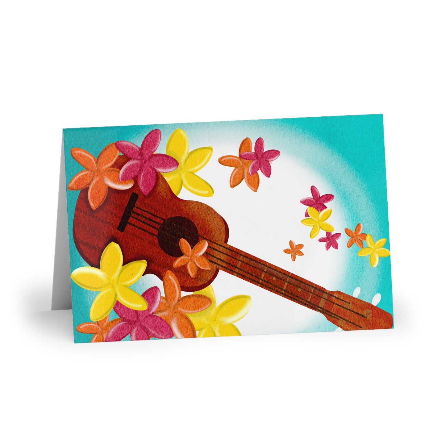 Ukulele Dreams Blank Note Cards (1-10 count)