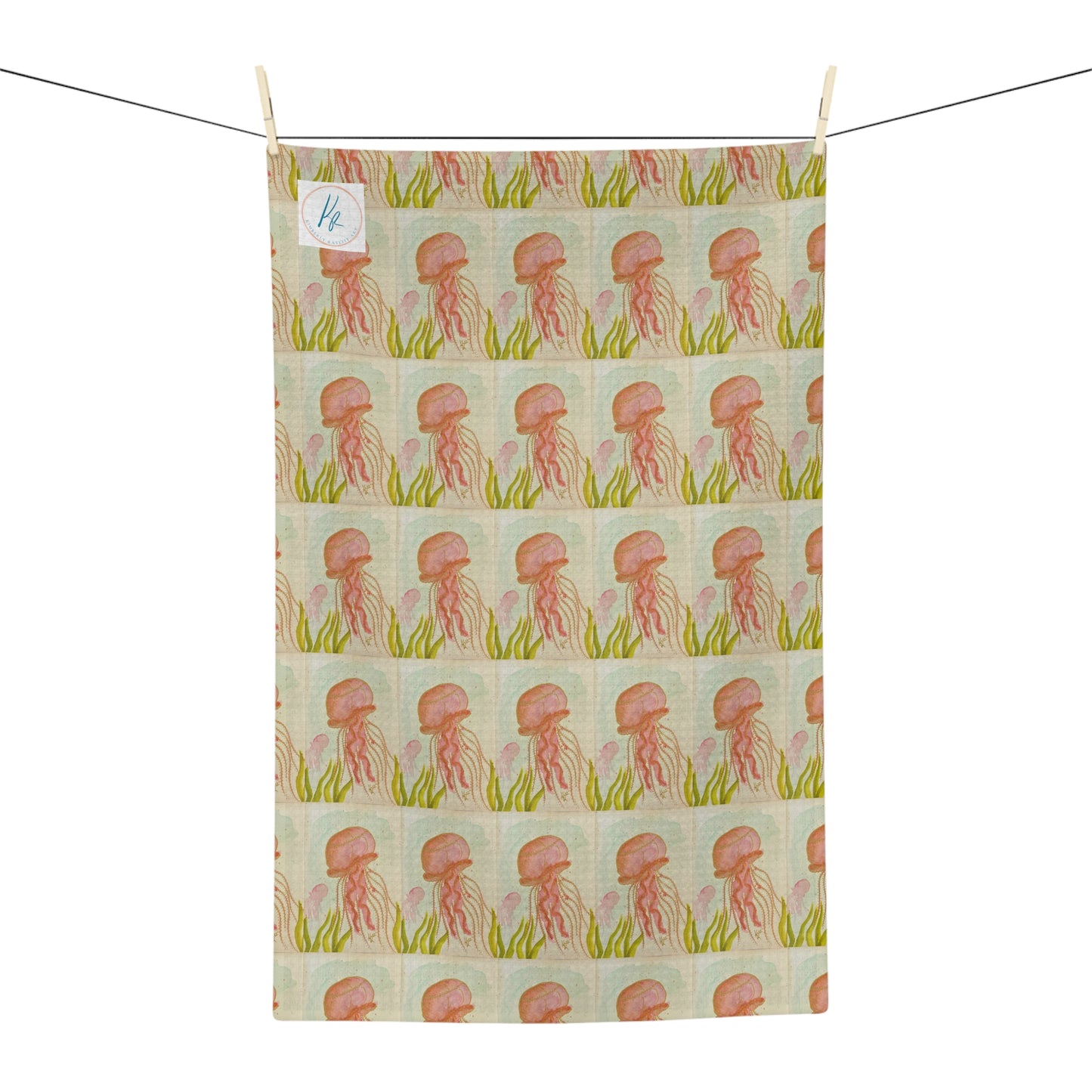 Pink Jellies Soft Tea Towel
