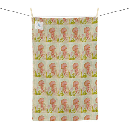 Pink Jellies Soft Tea Towel