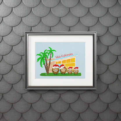 Coconut Family Portrait (2 sons)